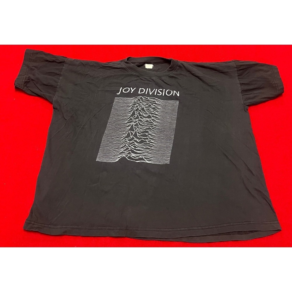 Joy Division Unknown European? rare Graphic T Shirt Black Cotton Band Tee